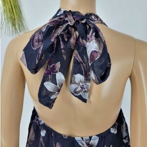 ASTR The Label purple halter top